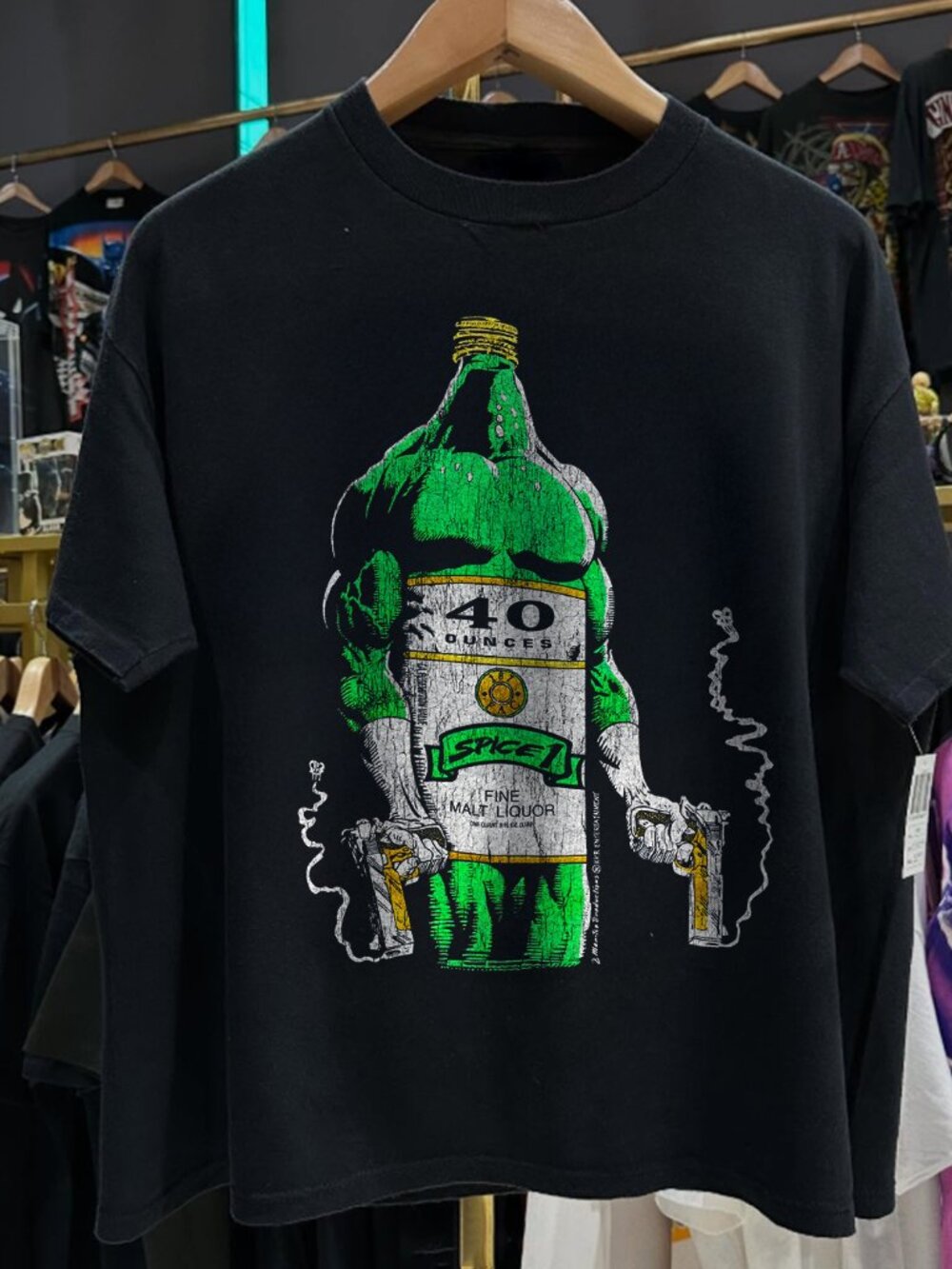 1992 Spice 1 Peace2My9 Rare  Black T-Shirt
